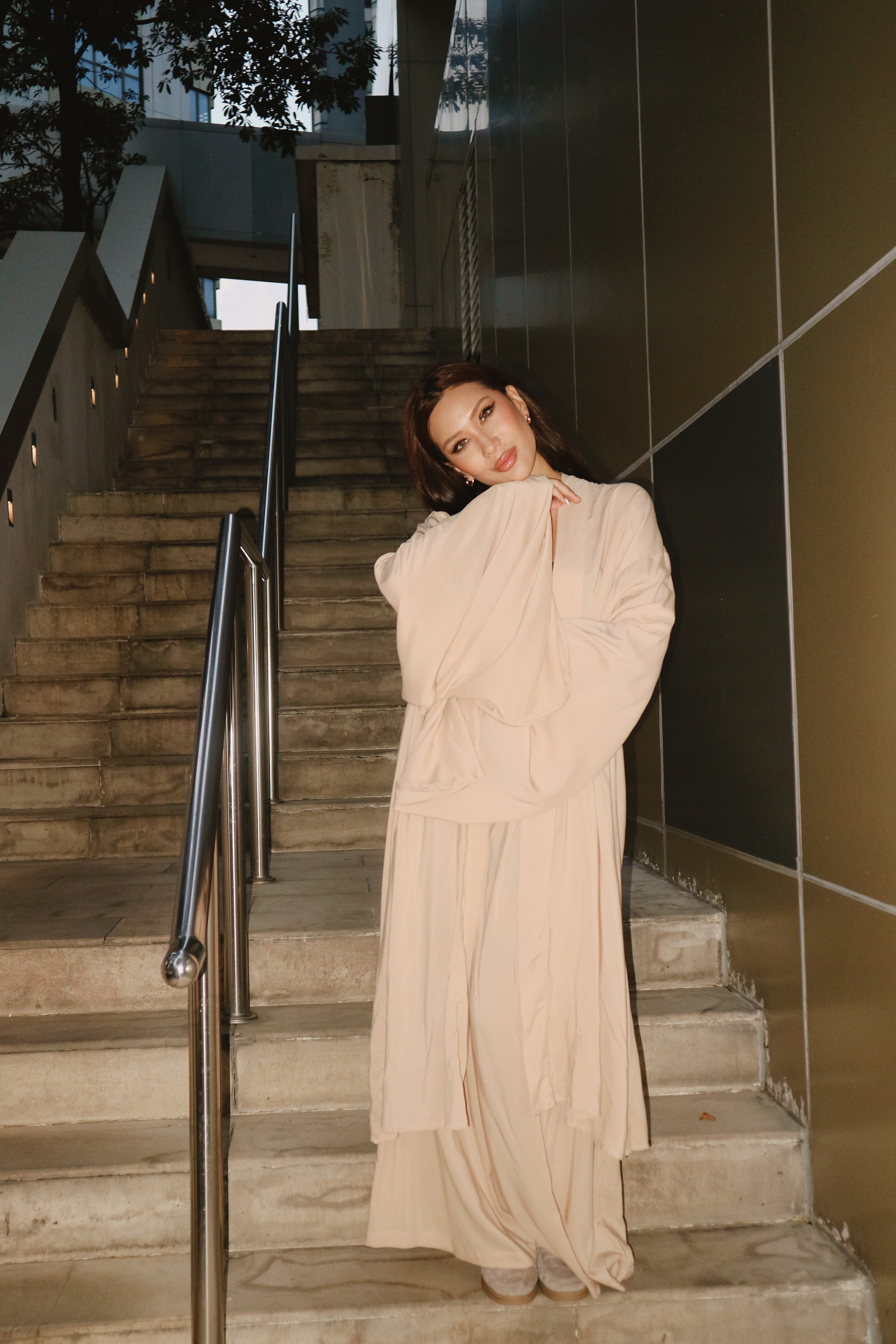 Angkasa Kimono in Beige