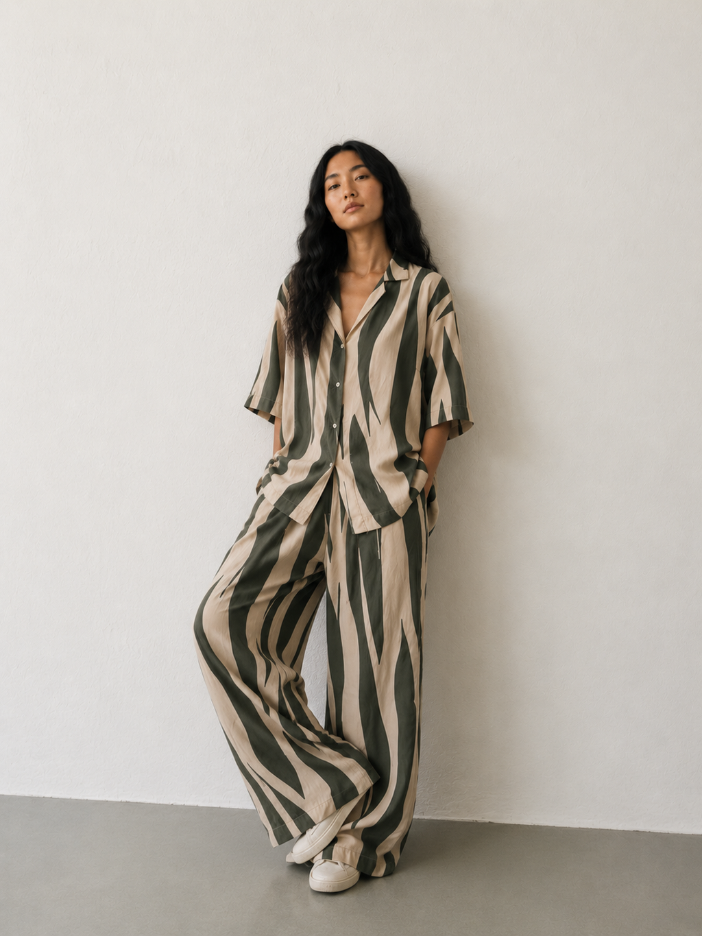 JUNGLE BOXY OVERSIZED SHORT SLEEVE SHIRT
