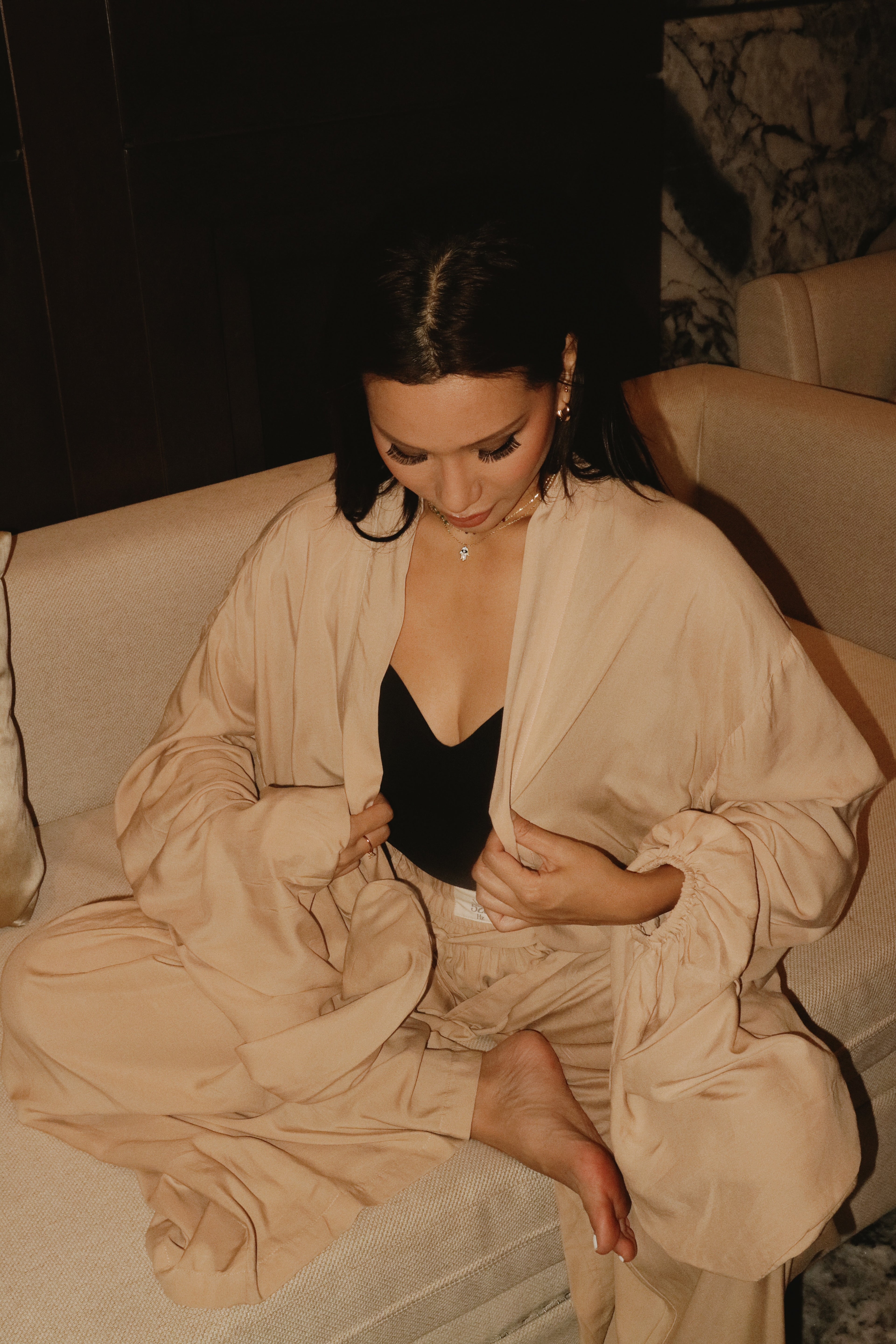 Angkasa Kimono in Beige