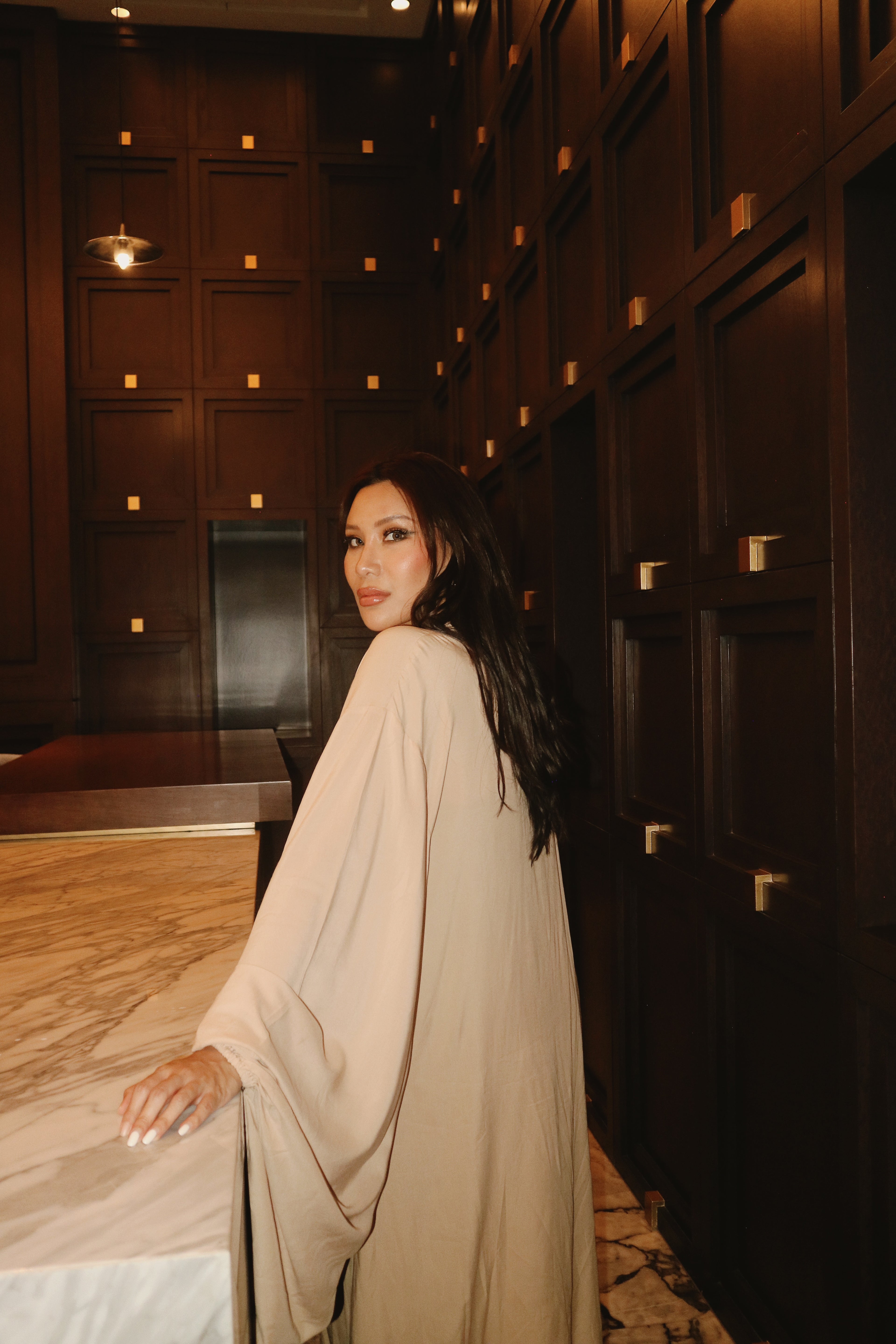 Angkasa Kimono in Beige