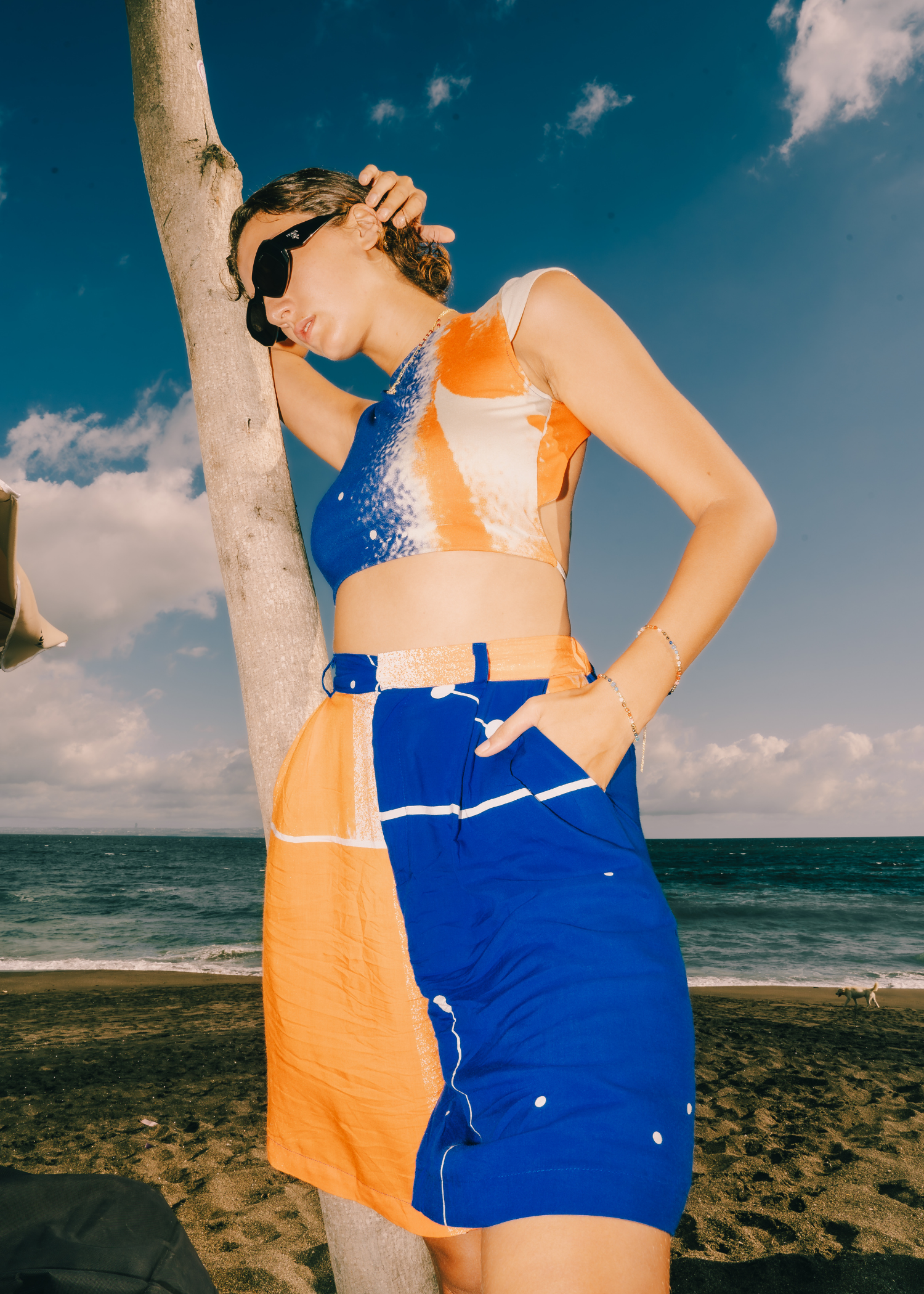 Backless Top in Celestial