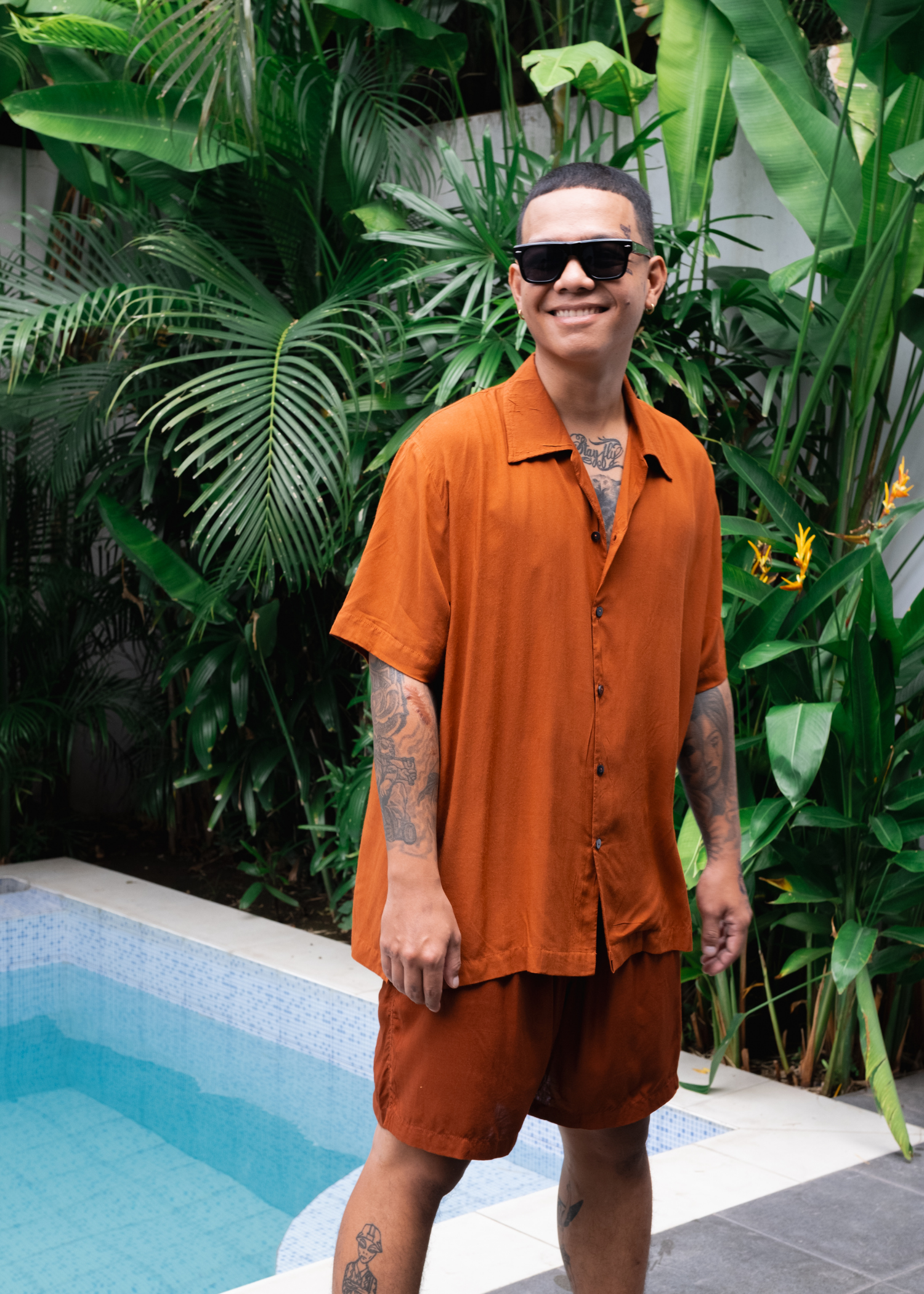 Short Pants in Terracotta