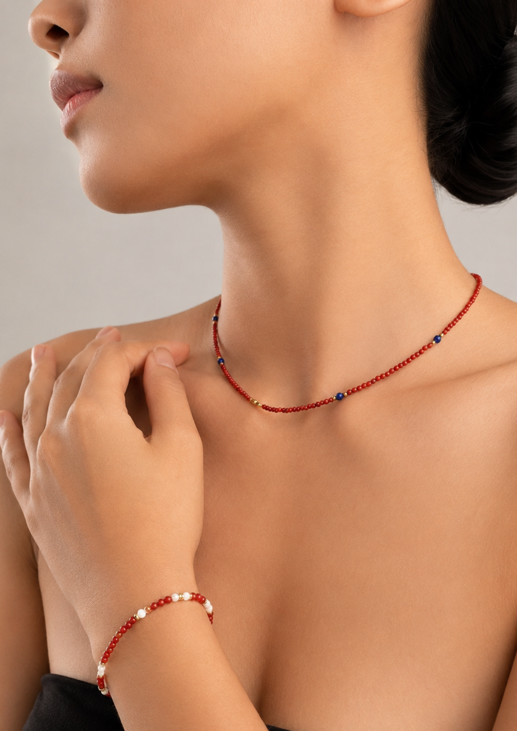 Fire Meets Wisdom Necklace