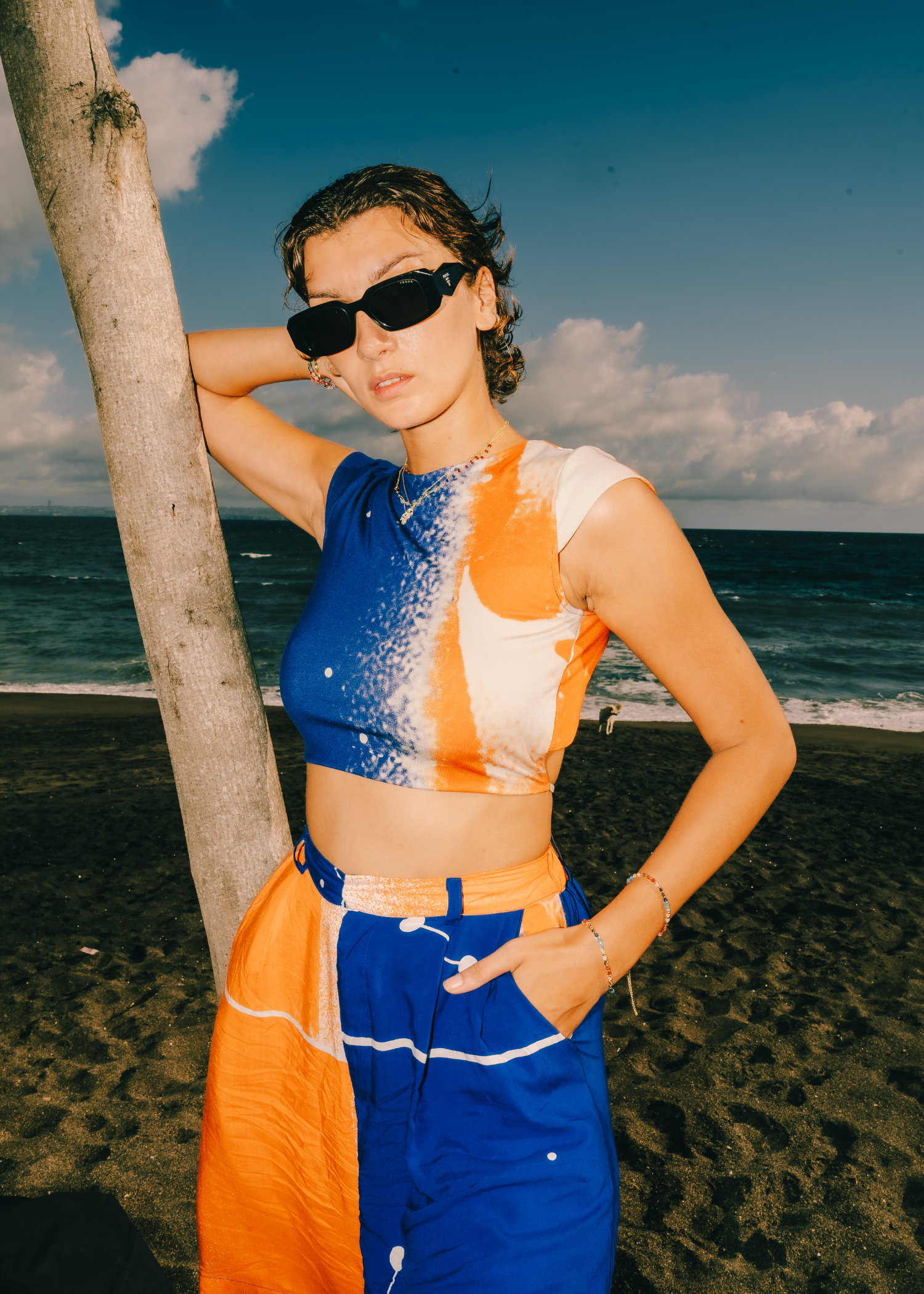 Backless Top in Celestial