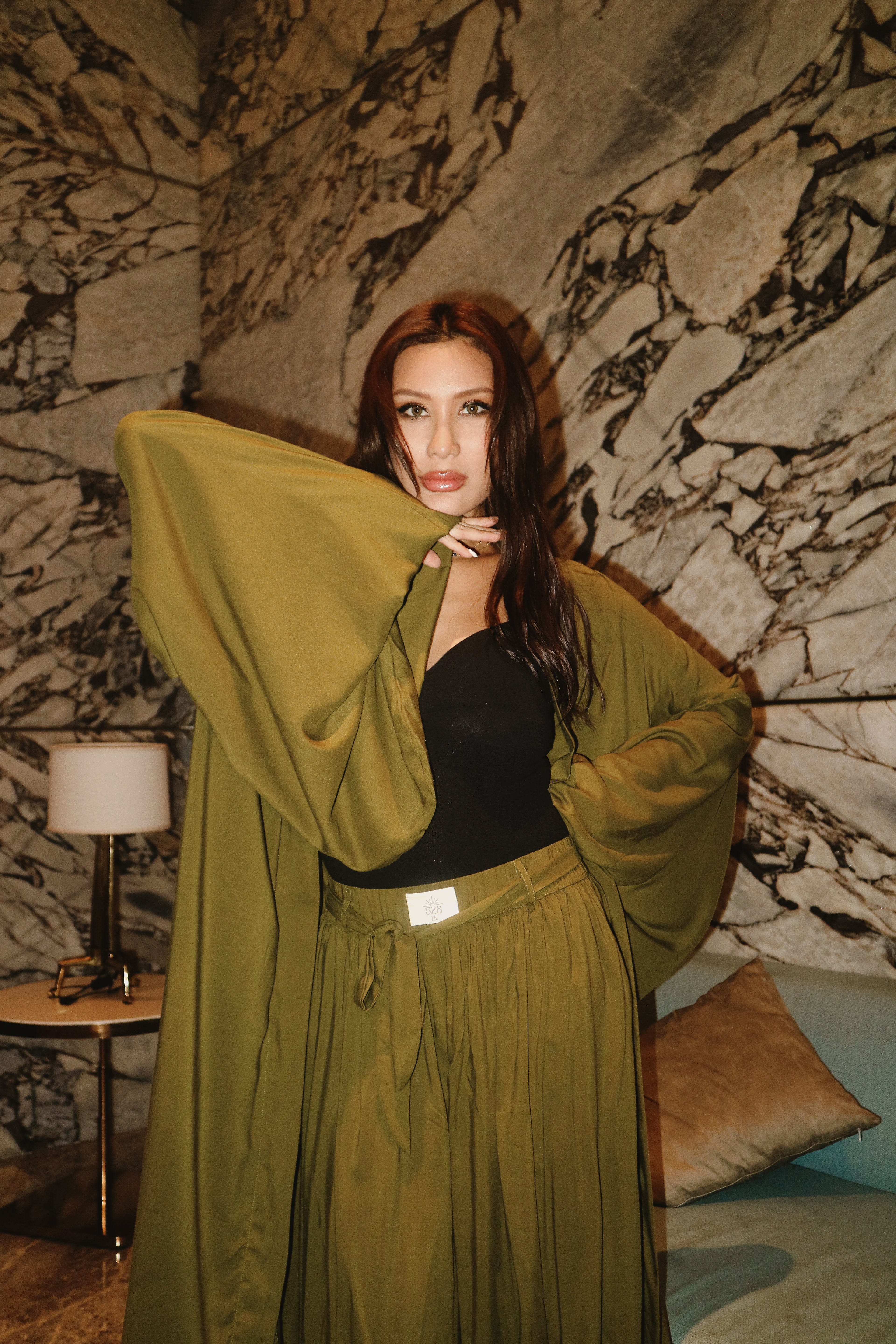 Angkasa Kimono in Olive