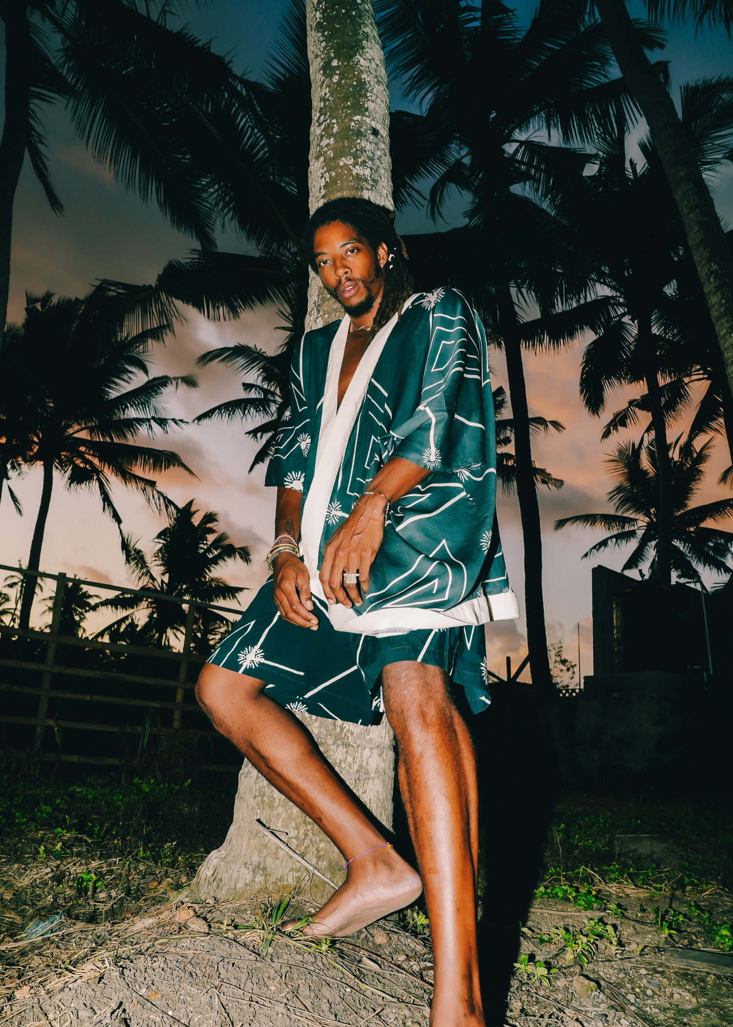 Batwing Kimono in Constellation