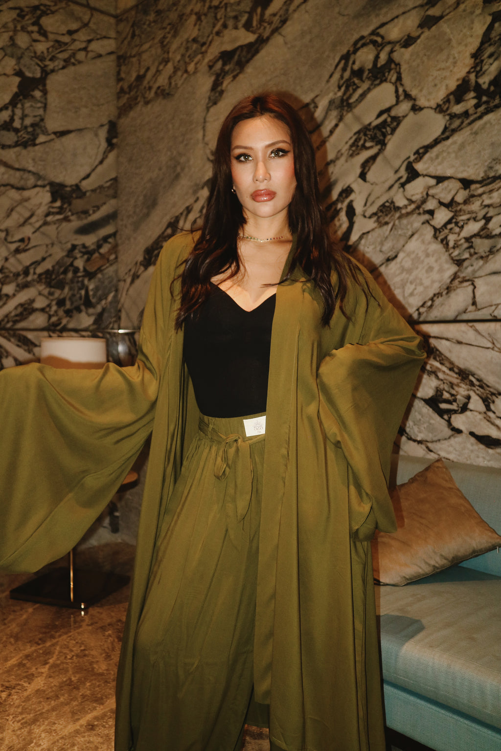 Angkasa Culottes in Olive