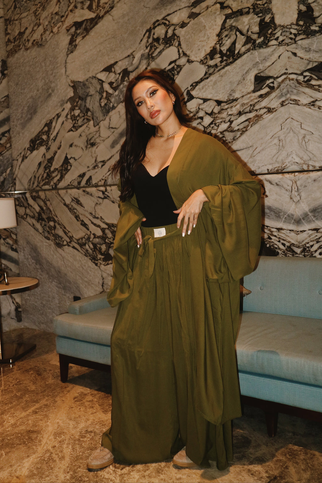 Angkasa Culottes in Olive