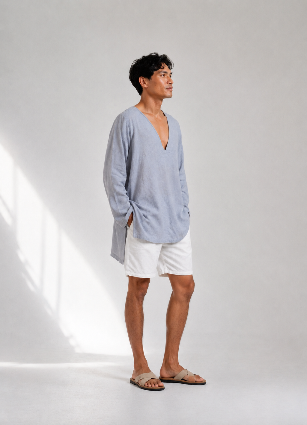 Light Stone Linen Ritual Outer