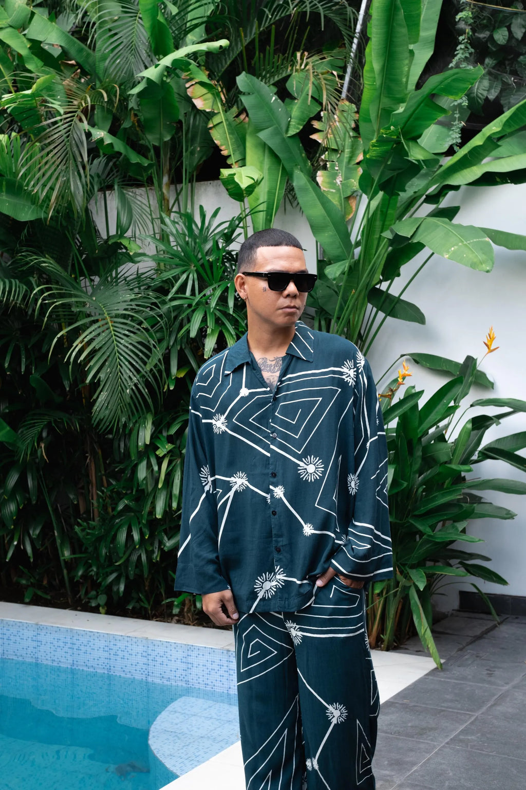 Long Sleeve Shirt in Constellation