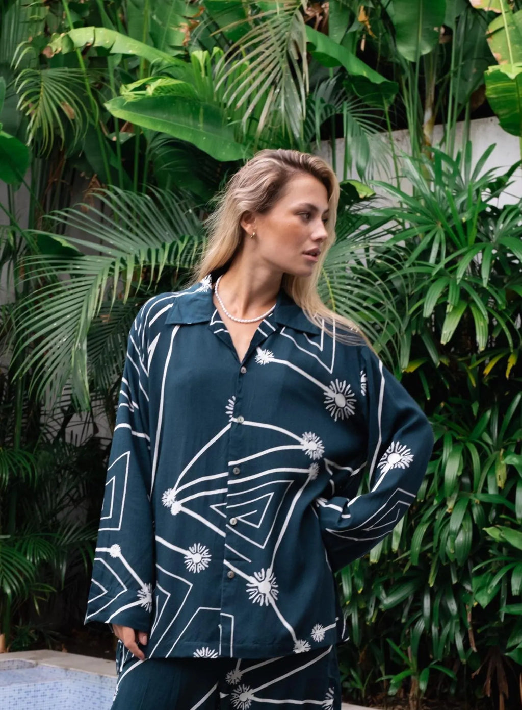 Long Sleeve Shirt in Constellation