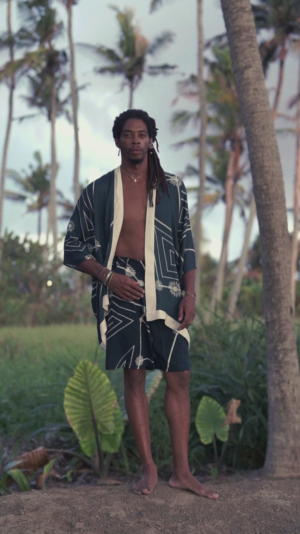 Batwing Kimono in Constellation