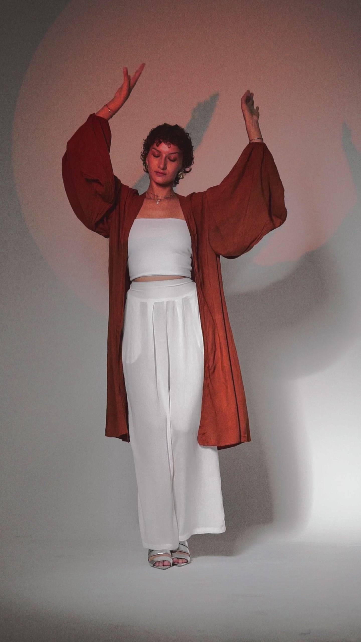 Grounding Angkasa Kimono in Terracotta