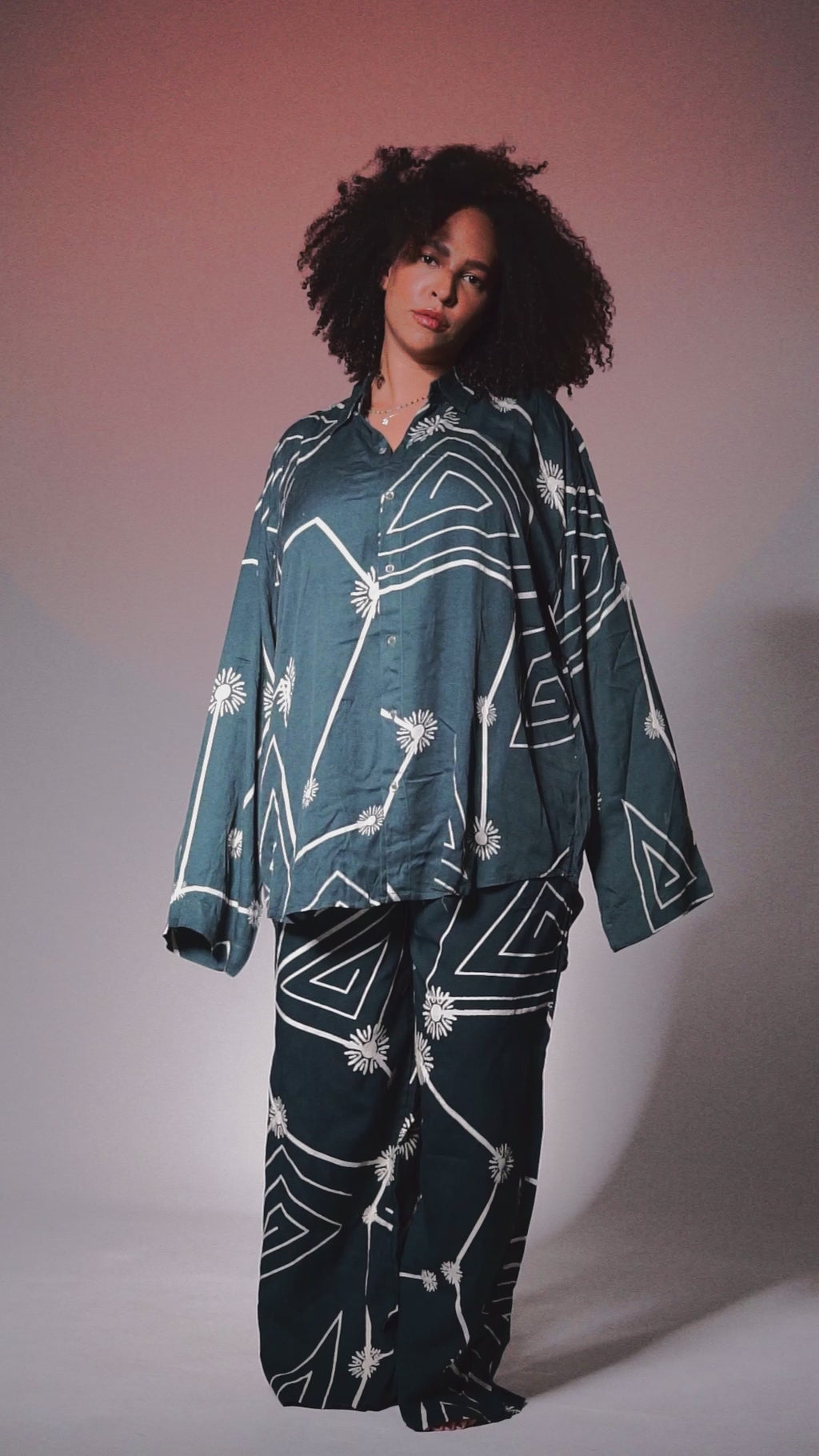 Long Sleeve Shirt in Constellation