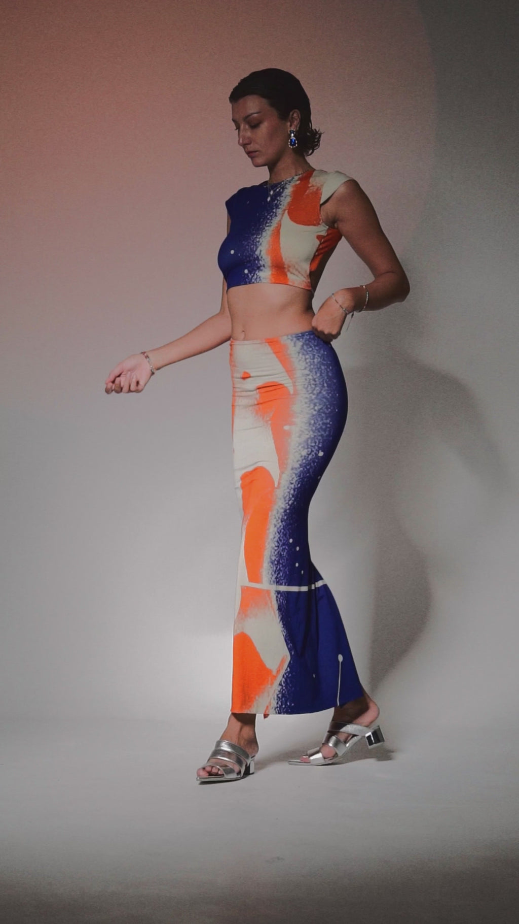 Backless Top in Celestial